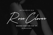 Rose Clover - Modern Signature Font, a Handwritten Font by RHD Creative Studio (Thumbnail 1 of 9)