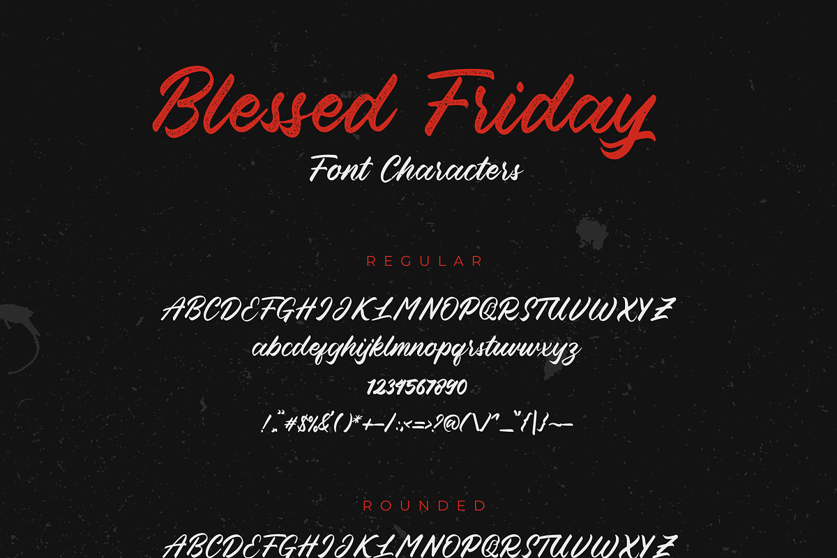 Blessed Friday Script, a Script Font by sancreastd. (Photo 9 of 9)