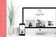 Flaunt -Fashion Blog WordPress Theme, a WordPress Template by EasyBlog Themes (Thumbnail 1 of 4)