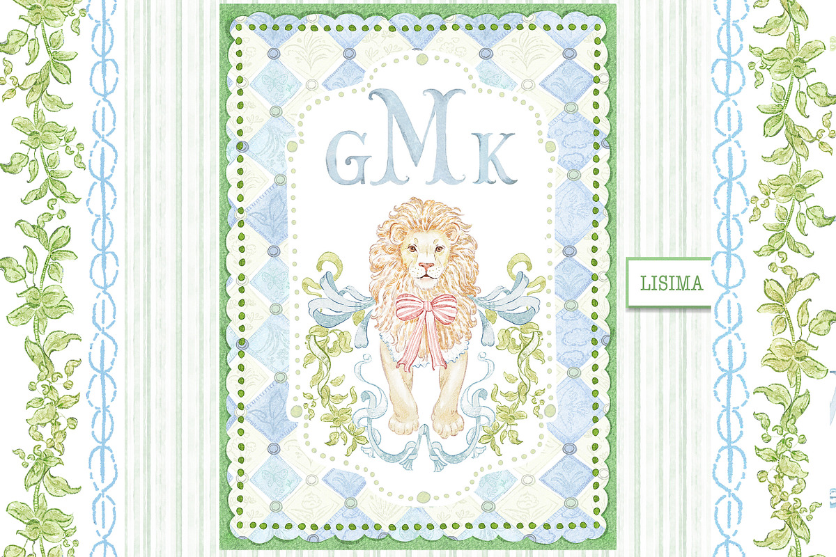 Bacchus Bloom - frames, crest, a Decorative Illustration by Lisima (Photo 1 of 8)