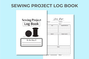 Sewing Project Log Book KDP Interior