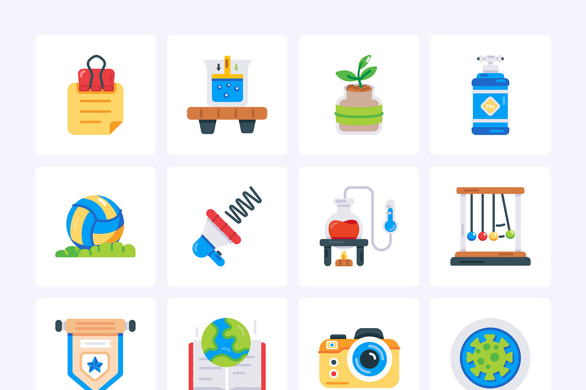 Animated Education and Science Icons, a Duotone Icon by Prosymbols (Photo 6 of 9)