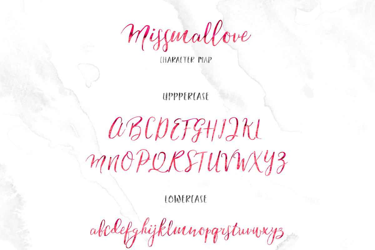 Its Tasty Missmallove Font Duo, a Script Font by It's Latsayz (Photo 9 of 12)