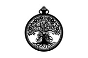 Steampunk Tree of Life Symbol Bundle, an Illustration by yasushie (Thumbnail 21 of 31)