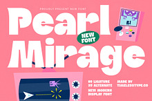 Pearl Mirage Retro Display Font