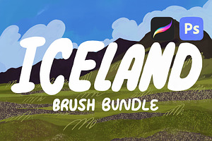 Iceland Brush Bundle PS & Procreate
