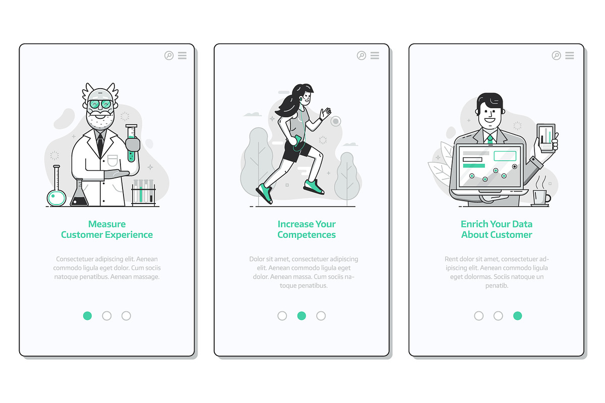Web Marketing People Illustrations, a Person Illustration by Alex Krugli (Photo 3 of 6)