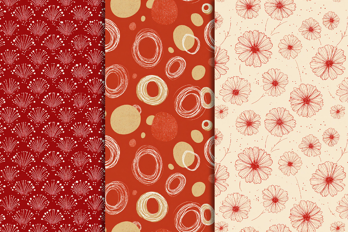 Boho Digital Pattern PNG, a Pattern Graphic by Libby Wishes (Photo 3 of 5)