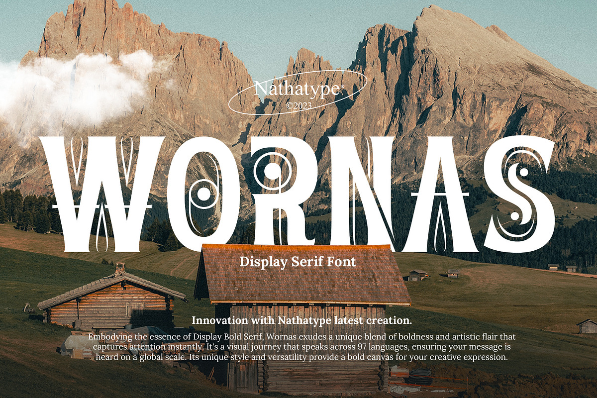 Wornas, a Serif Font by Nathatype (Photo 1 of 11)