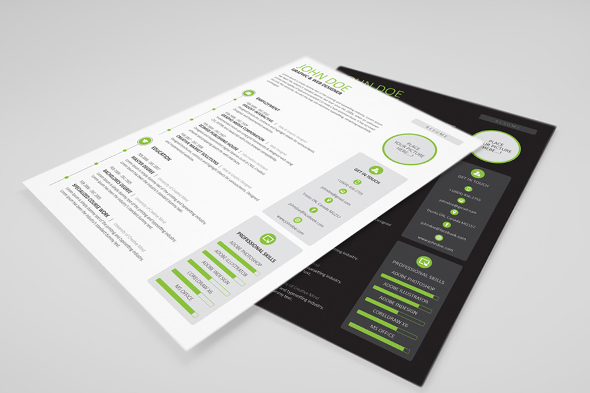 Clean Resume / CV, a Resume Template by RQ Designs (Photo 8 of 13)