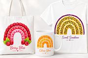 Juicy Fruit Rainbows Watercolor PNG, a Food Illustration by Whimsy Brush Studio (Thumbnail 10 of 10)