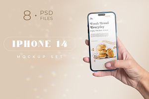 IPhone 14 Psd Mockup Bundle