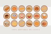 INSTAGRAM HIGHLIGHT COVERS, a Social Media Template by The Little Lily Studio (Thumbnail 3 of 5)