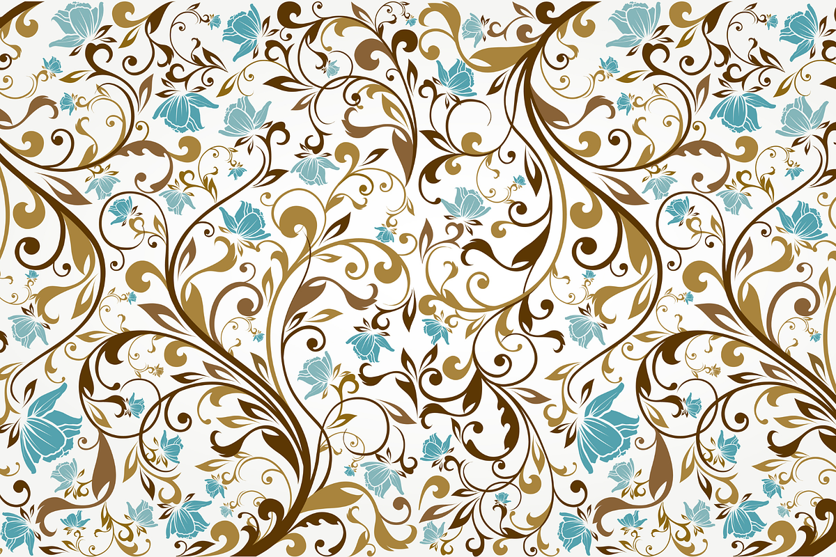 Seamless Luxurious Floral Patterns, a Pattern Graphic by ThePhoton (Photo 6 of 19)