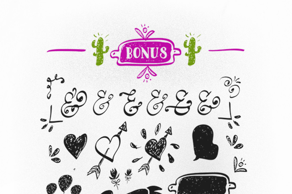 Delight Font Pack & Extra preview 6