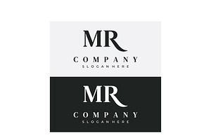 Geometry MR letter initials logo des, a Branding & Logo Template by LOGOCREATIVE