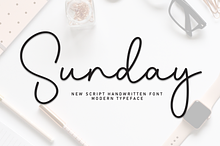 Sunday | Script Font