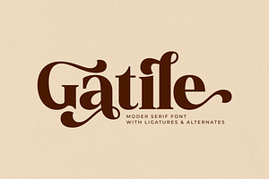 Gatile Modern Serif Font