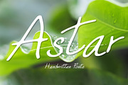 Astar Handwritten Fonts, a Script Font by skyclick (Thumbnail 1 of 3)