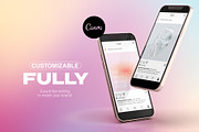 Instagram Social Media CANVA Quotes, a Social Media Template by Vermeulen Design Studio (Thumbnail 5 of 6)