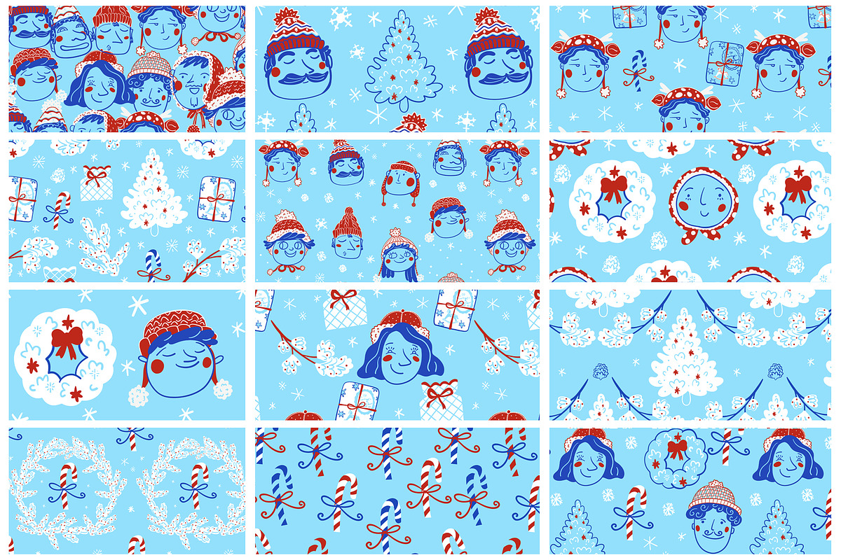 Winter People, a Seasonal Illustration by Carpet Tapete Pretzel (Photo 5 of 22)