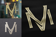 MV VM Monogram Logo, a Branding & Logo Template by Alphabet Agency (Thumbnail 1 of 4)