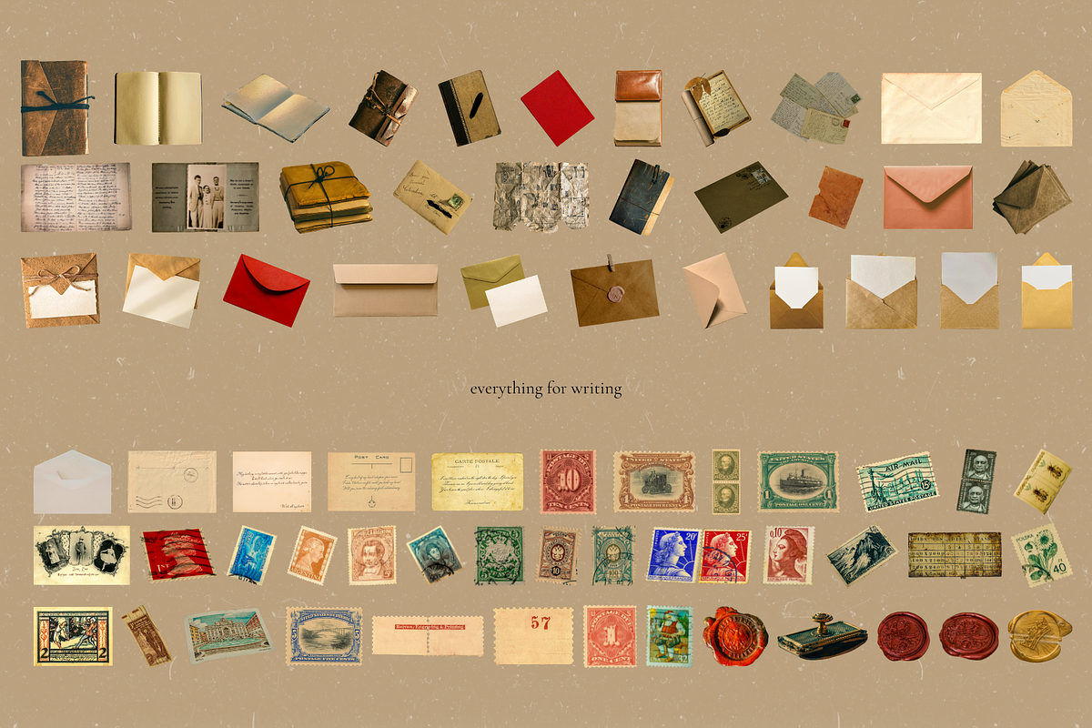 Antique Paper Scrapbook Collection, an Object Graphic by JulsIst (Photo 6 of 11)