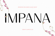Impana Rounded, a Sans Serif Font by Craft Supply Co. (Thumbnail 1 of 8)