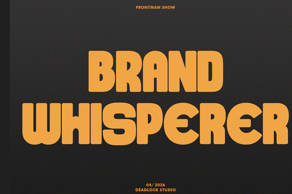 Frontman Show, a Sans Serif Font by deadlock studio (Photo 9 of 10)