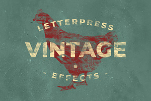 Letterpress Texture Effects Vol.3