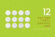 12 Pattern Topographic Map, a Pattern Graphic by Thirtypath Studio (Thumbnail 5 of 5)