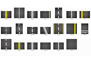 Asphalt backgrounds, a Texture Graphic by RM_design (Thumbnail 3 of 3)