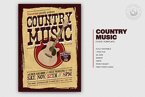 Country Music Flyer Template V3