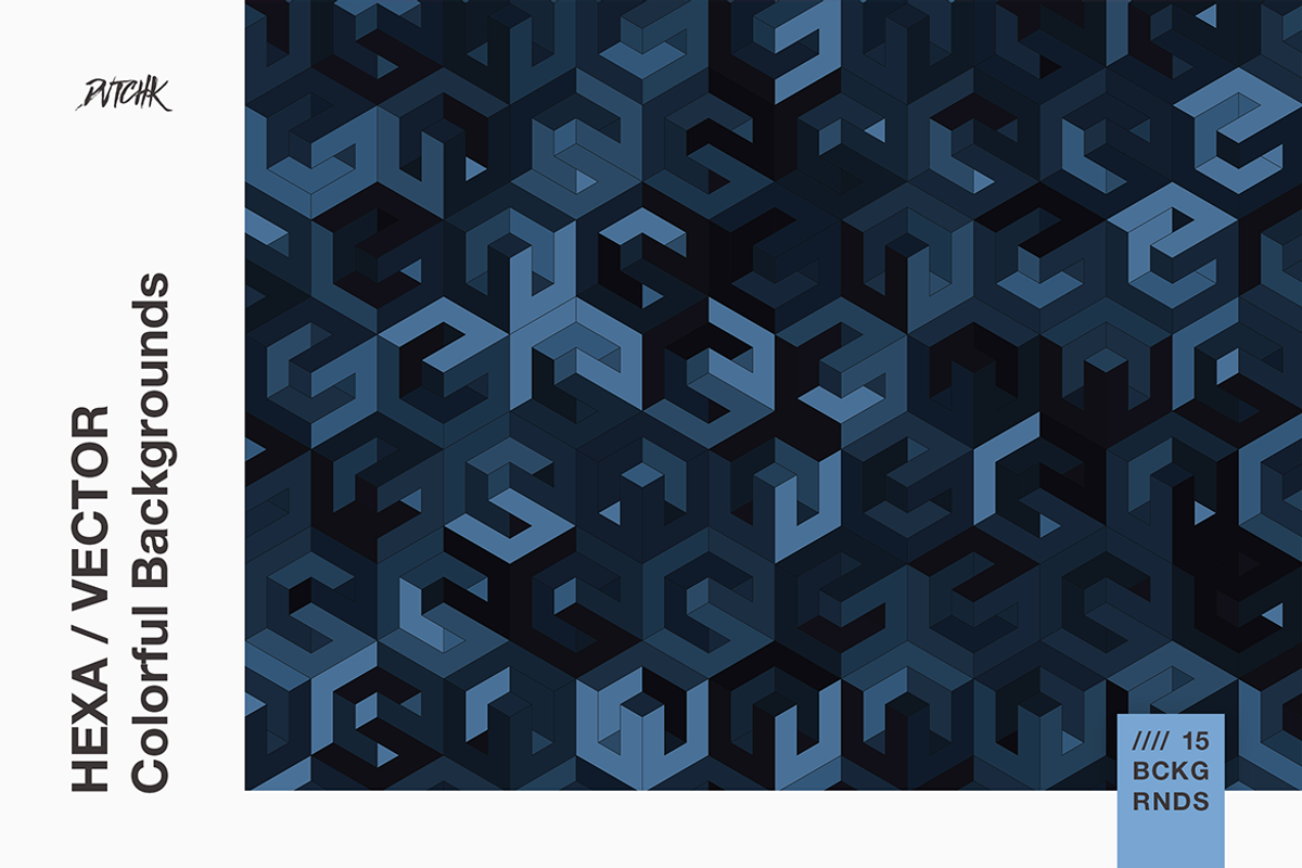 Hexa | Colorful Vector Backgrounds, a Pattern Graphic by dvtchk (Photo 9 of 10)