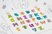 A-Z Monster Alphabet, a Graphic by Mallinka (Thumbnail 5 of 8)