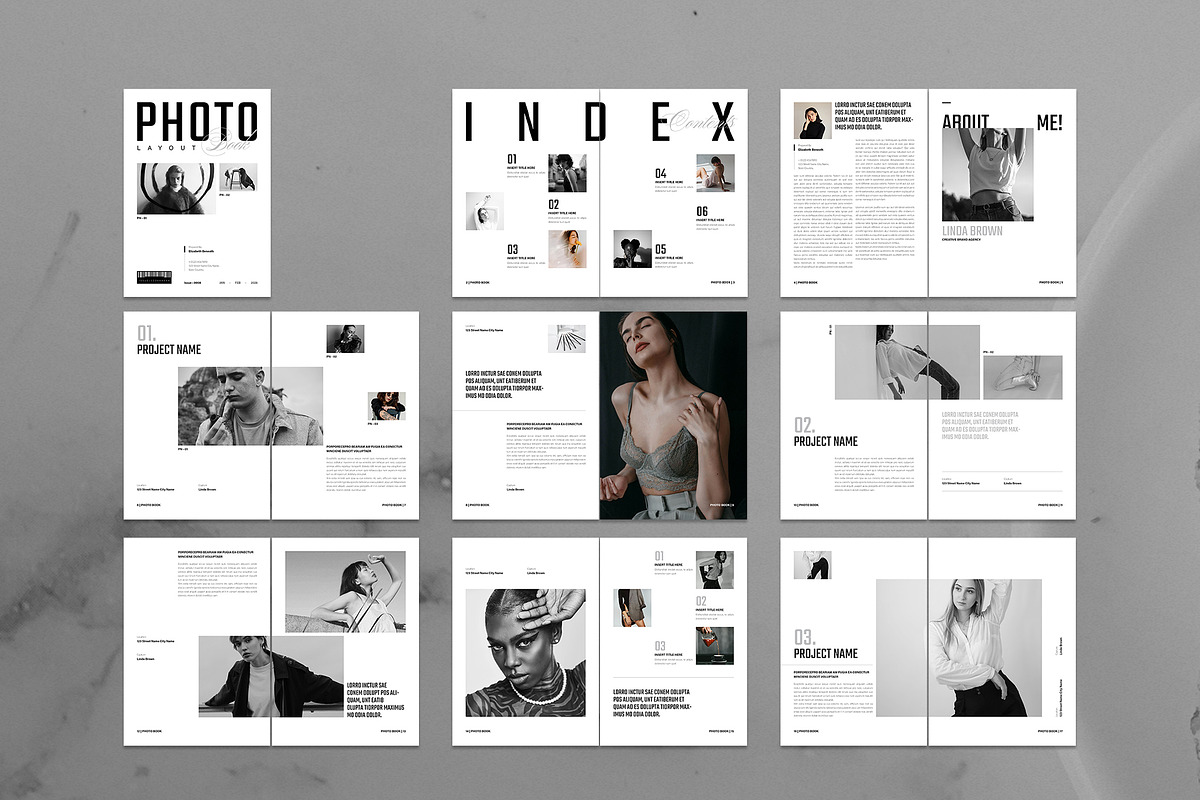 Minimalist Photo Book Template, a Brochure Template by NorthPeak (Photo 15 of 16)