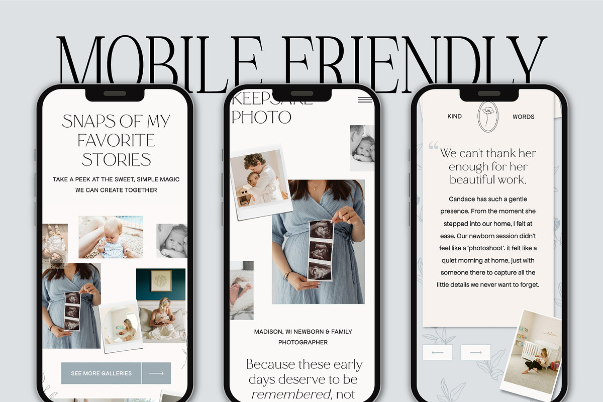 Showit Template Family Photographers, a Websites & App Template by Lennox Creative Co. (Photo 4 of 5)