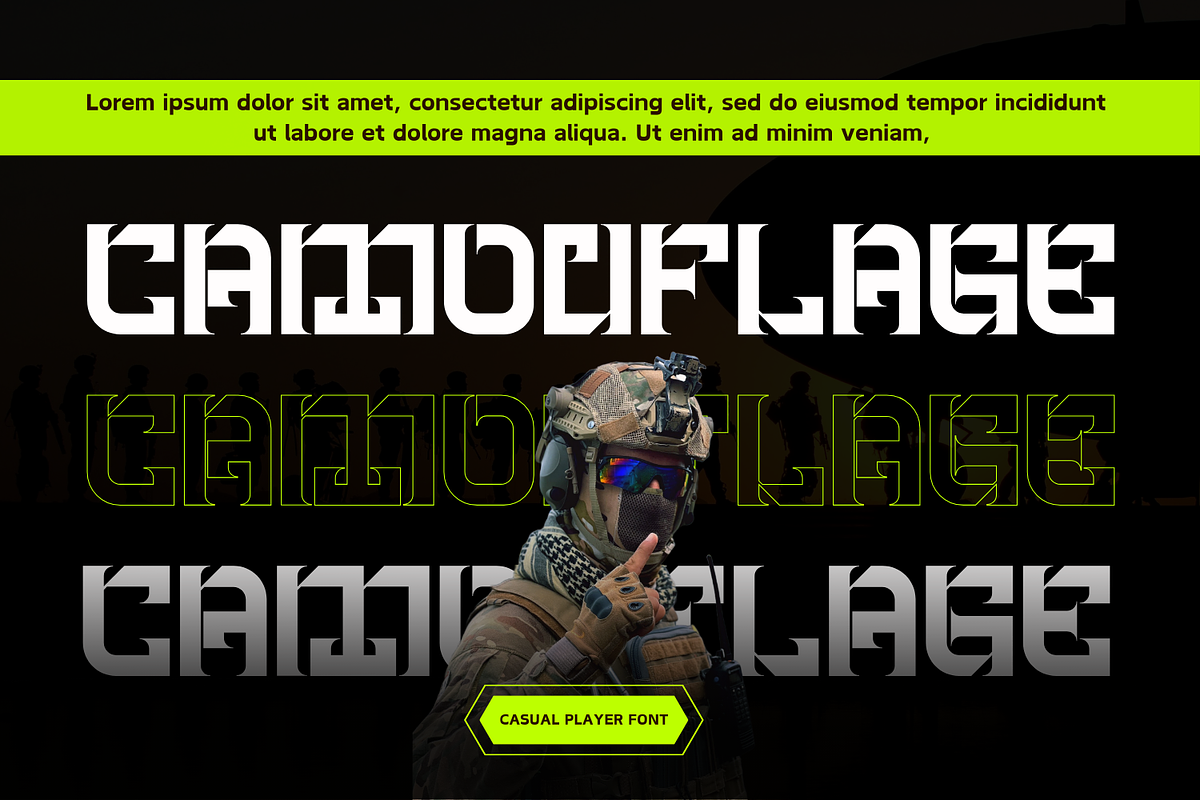 Casual Player - Space Font, a Serif Font by 177Studio (Photo 3 of 8)