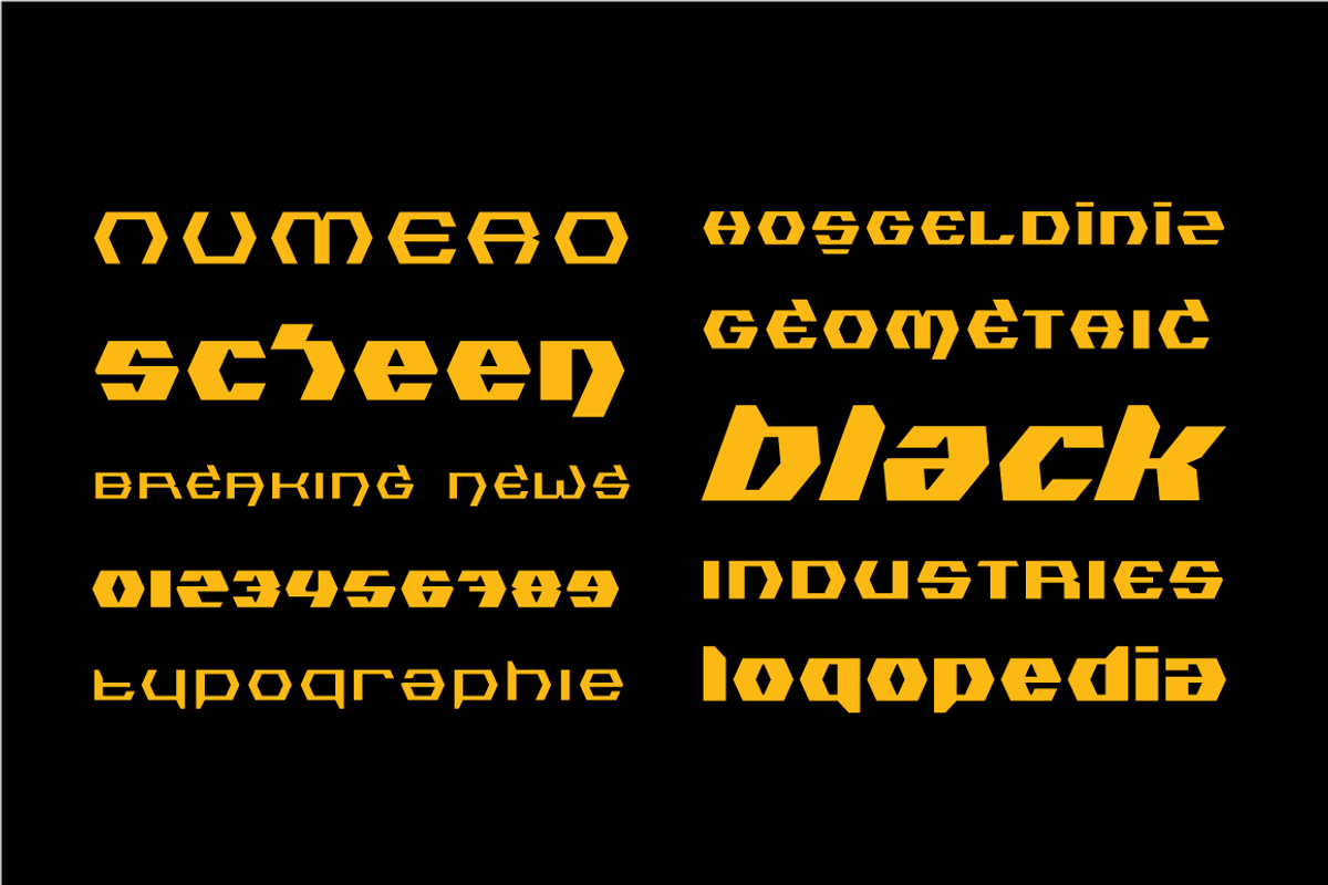 Logopedia Next, a Font by BULENT YUKSEL (Photo 10 of 11)