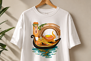 Vacation Cat Turtle Character PNG, an Animal Illustration by FaliushViktoriaArtist (Thumbnail 4 of 5)