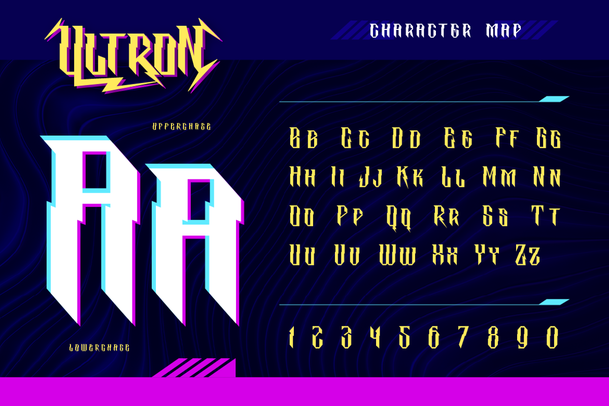 Ultron, a Sans Serif Font by Burntilldead (Photo 3 of 13)