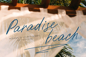 Paradise Beach Modern Script Font