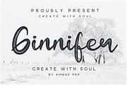 Ginnifer Font - Modern Script, a Script Font by Ahmad Pkp Studio (Thumbnail 1 of 8)