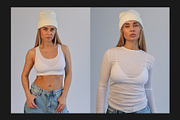 Beanie Mockup Set, a Hat Mockup by Freeman Studio (Thumbnail 11 of 15)