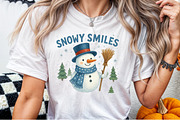 Christmas Snowy Smiles PNG, an Illustration by Sublimation Artist (Thumbnail 7 of 9)