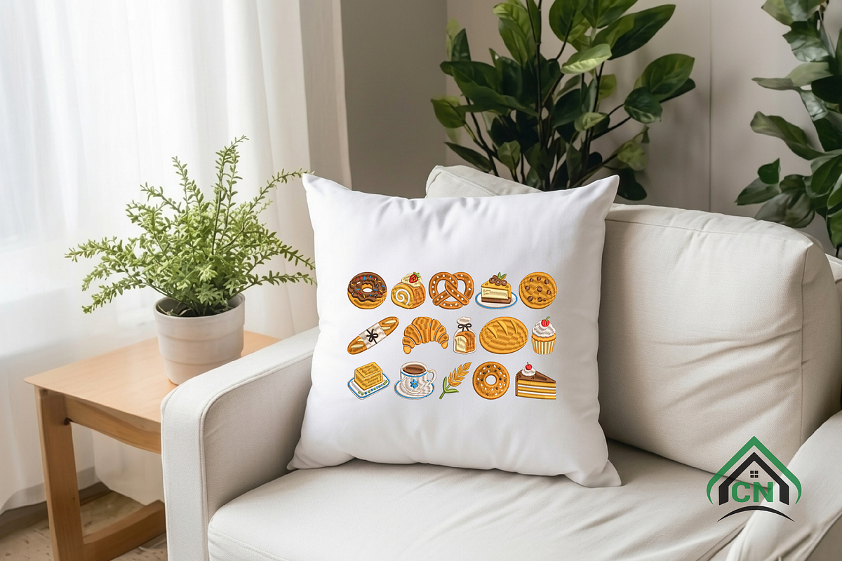 Bakery Embroidery Design x15 Bundle, a Solid Icon by Craft Nest (Photo 4 of 6)