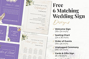 Lavender Wedding Website Invitation, a Landing Page Template by Everyday Perfection (Thumbnail 8 of 12)