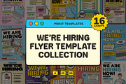 We're Hiring Flyer (16 Assets), a Flyer Template by Graptail (Thumbnail 1 of 12)