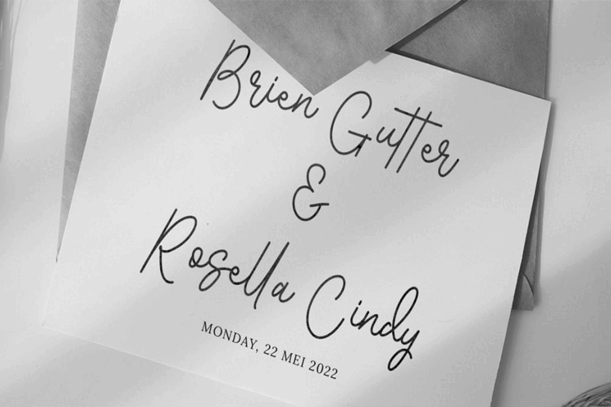 Wathenda Chic Calligraphy, a Script Font by Muwatta Studio (Photo 4 of 11)