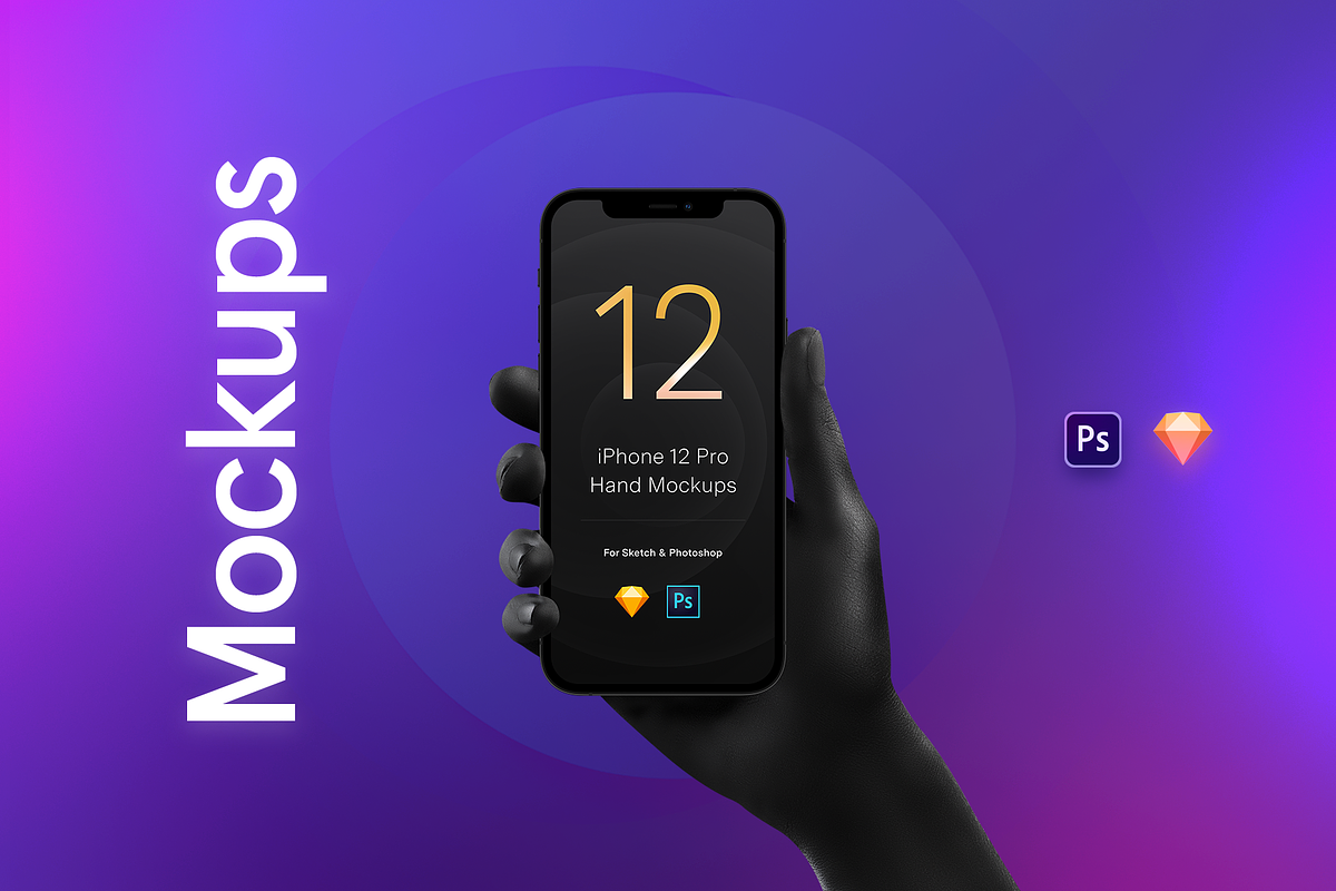 Unicolor & B/W Hands BUNDLE iPhone, an iPhone Mockup by Pierre Borodin (Photo 8 of 10)
